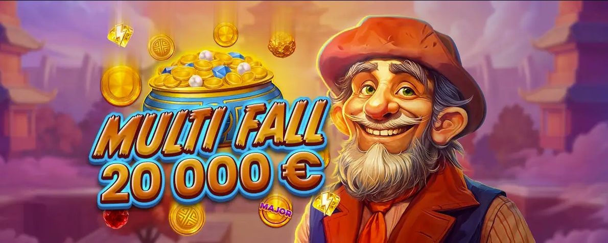 Généreuse cagnotte de 20 000 € en jeu sur Lucky8 avec Multi Fall